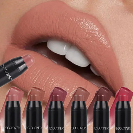 1 pezzo riduce le linee delle labbra, lucentezza tridimensionale, colore intenso, liscio come la seta, idratante, rossetto, cosmetico per il trucco delle labbra