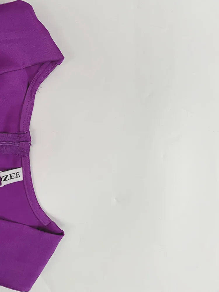 Gymystars Tute femminili con scollo a V Tute viola Estate allentate senza maniche con scollo a V profondo Elegante tuta intera a gamba larga da donna