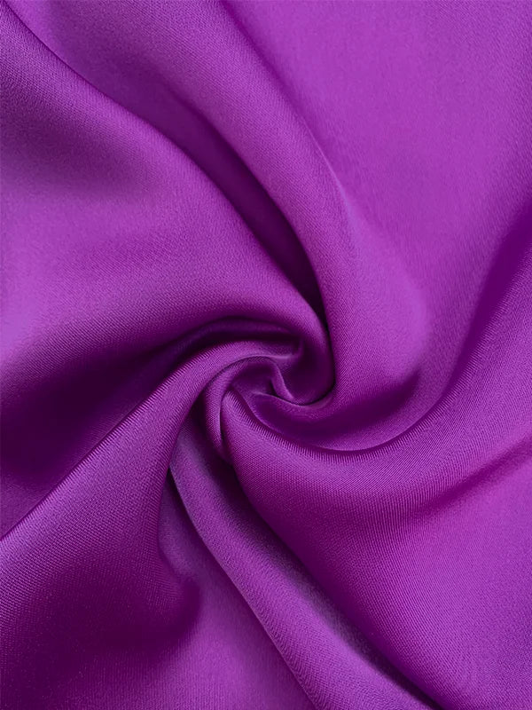 Gymystars Tute femminili con scollo a V Tute viola Estate allentate senza maniche con scollo a V profondo Elegante tuta intera a gamba larga da donna