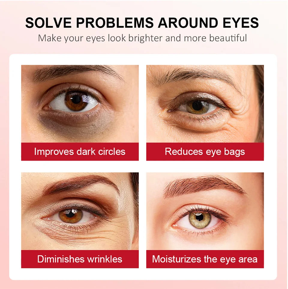 Crema per gli occhi al retinolo Schiarente per le occhiaie Rassodante per la pelle Riparazione istantanea degli occhi Siero Stick per le donne Cura degli occhi delle donne