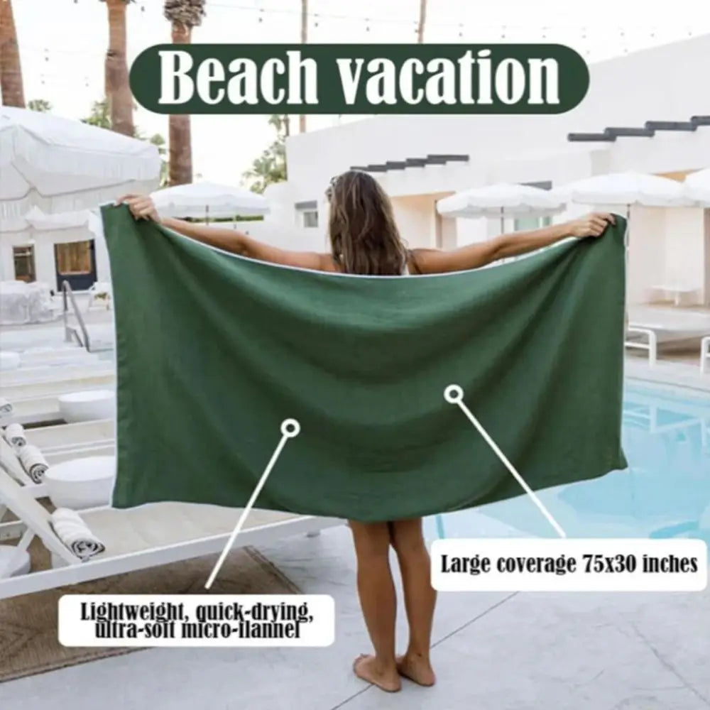 Nuovo telo da bagno magnetico multifunzionale per esterni Asciugamani magnetici portatili in pile di corallo Asciugamano da spiaggia ad asciugatura rapida Asciugamani da bagno in fibra