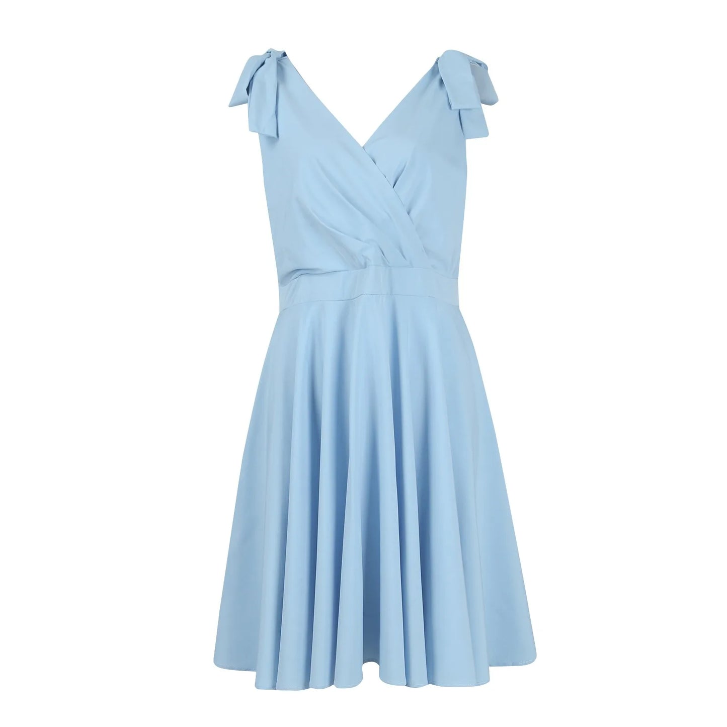 Mini abito elegante da donna nuovo senza maniche con cerniera a vita alta corsetto con scollo a V abito con cinturino con fiocco temperamento abbigliamento donna