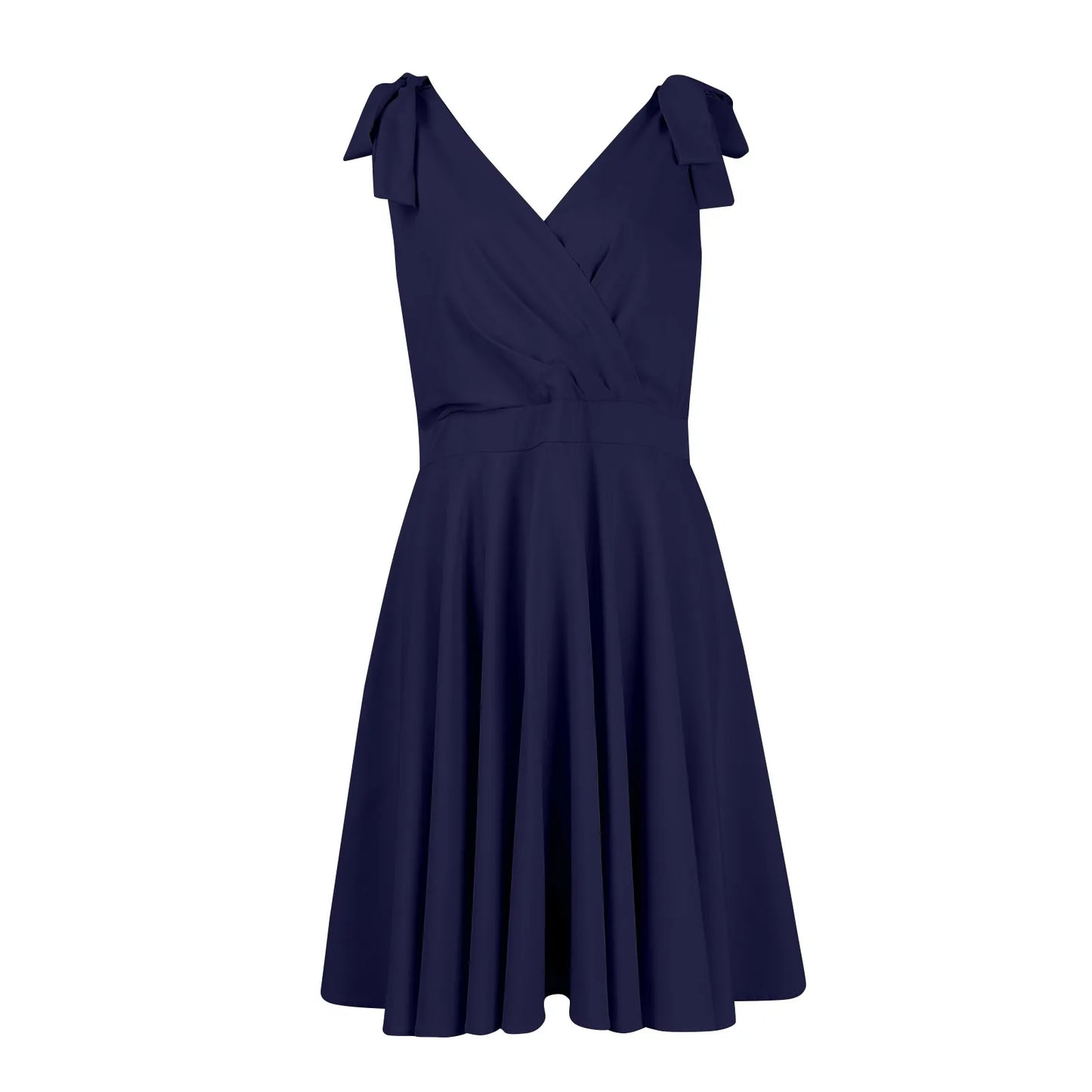 Mini abito elegante da donna nuovo senza maniche con cerniera a vita alta corsetto con scollo a V abito con cinturino con fiocco temperamento abbigliamento donna